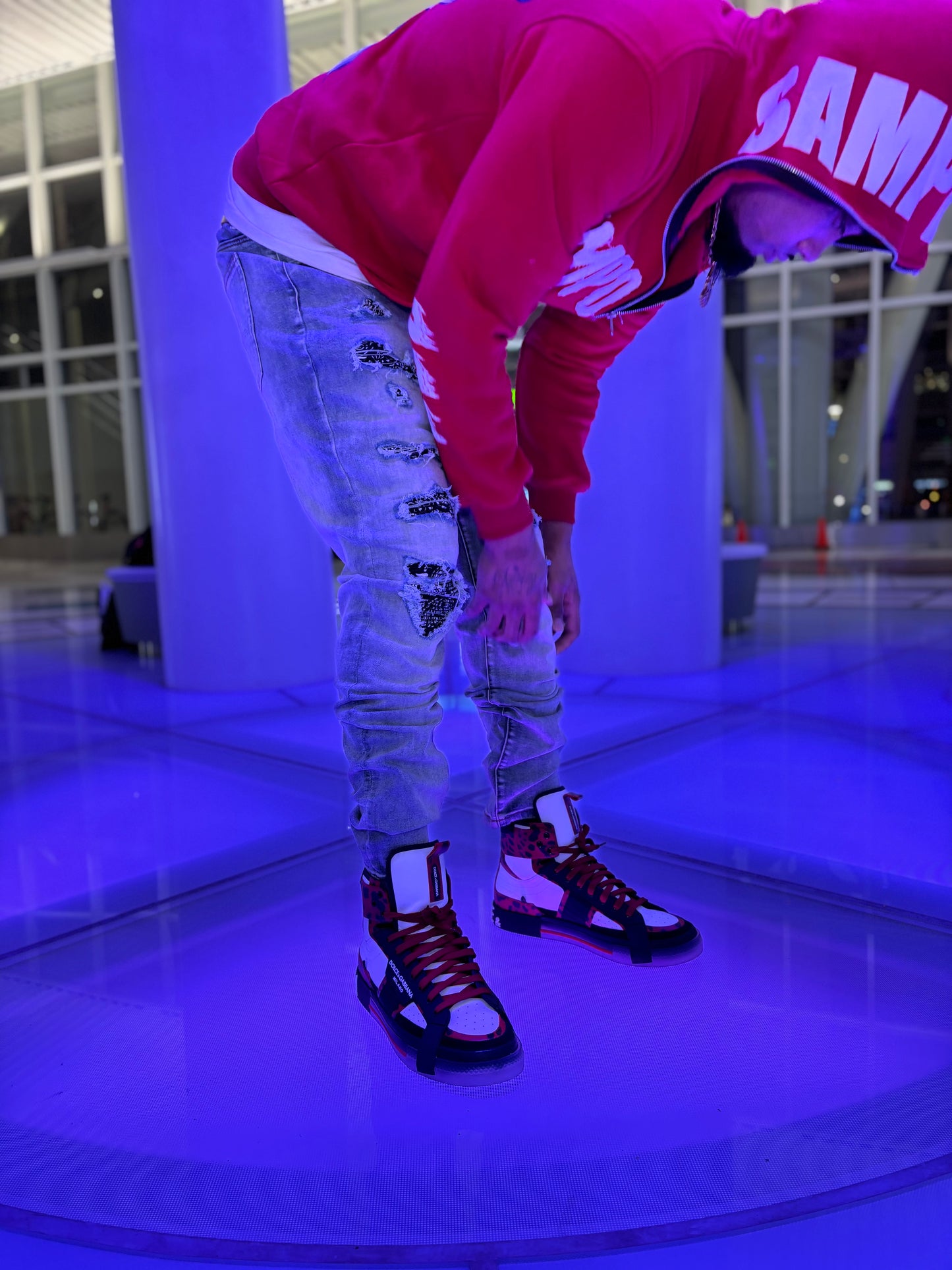 Full zip hoodies.