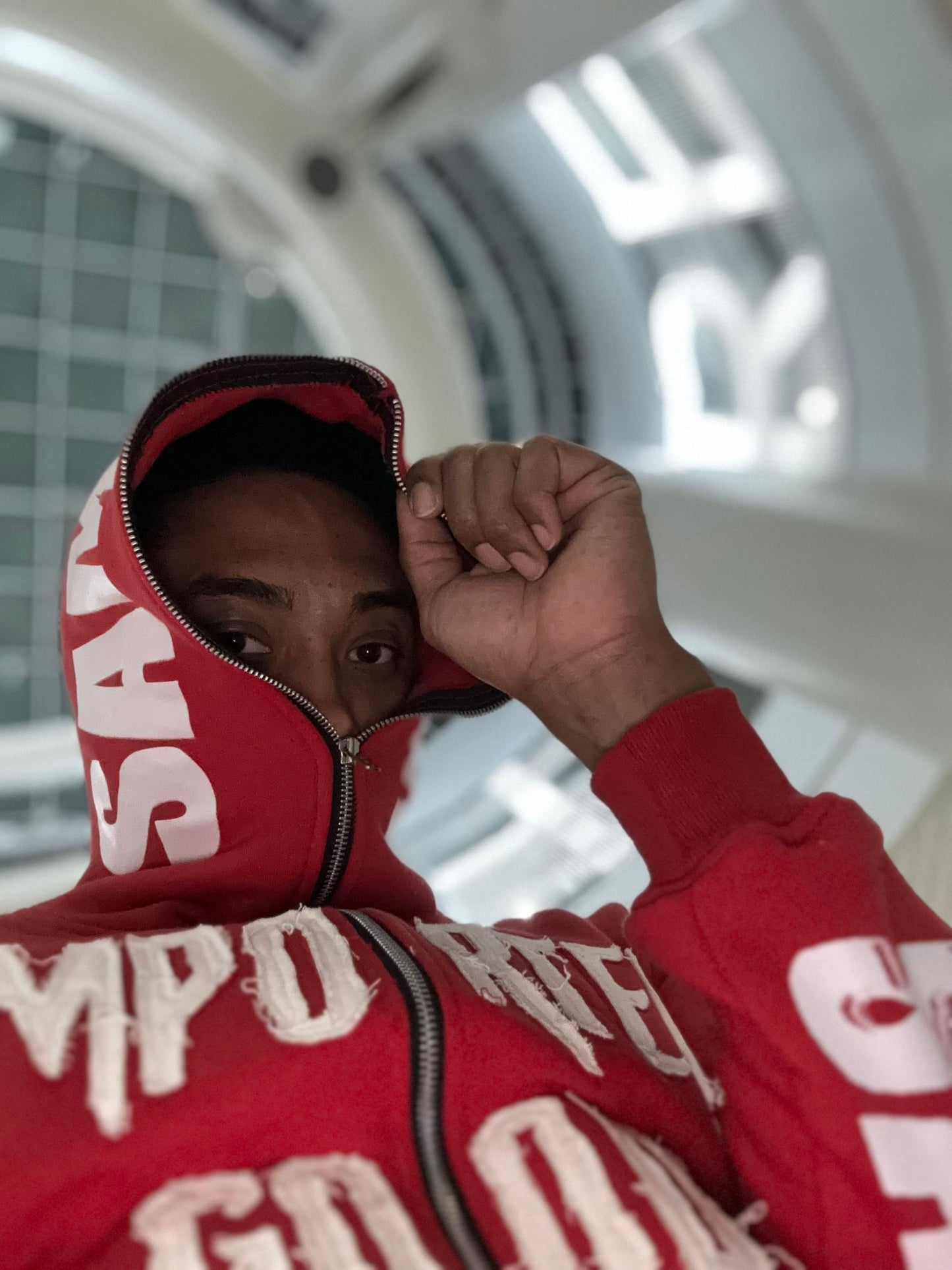 Full zip hoodies.